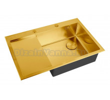 Кухонная мойка ZorG LUX 7851-R BRONZE