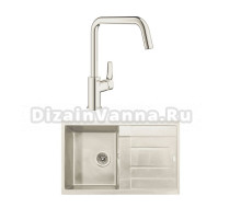 Комплект Мойка Kaiser KGM-7850-S песочная + Смеситель Grohe Eurosmart 30567000