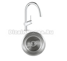 Комплект Мойка Kaiser KSM-4300 + Смеситель Grohe Minta 3291800E хром