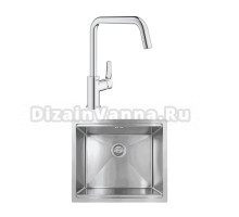 Комплект Мойка Kaiser KSM-5548 + Смеситель Grohe Eurosmart 30567000