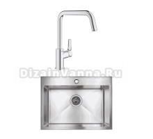 Комплект Мойка Kaiser KSM-6045 + Смеситель Grohe Eurosmart 30567000