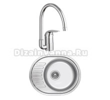Комплект Мойка Kaiser KSS-5745 R + Смеситель Grohe Euroeco 32752000