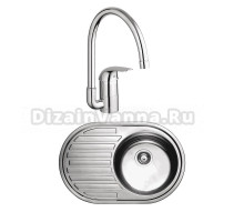 Комплект Мойка Kaiser KSS-7750 R + Смеситель Grohe Euroeco 32752000