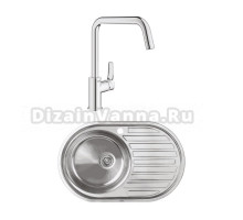 Комплект Мойка Kaiser KSS-7750 L + Смеситель Grohe Eurosmart 30567000
