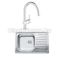 Комплект Мойка Kaiser KSS-7850 L + Смеситель Grohe Minta 3291800E хром