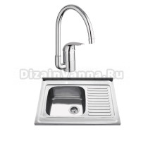 Комплект Мойка Kaiser KSS-8060 L + Смеситель Grohe Euroeco 32752000