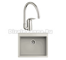 Комплект Мойка Rivelato Axel Х-60 topazio + Смеситель Grohe Euroeco 32752000
