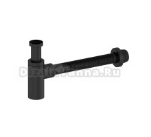 Сифон для раковины Wonzon & Woghand WW-88SS101-MB черный матовый
