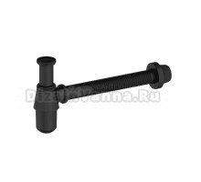 Сифон для раковины Wonzon & Woghand WW-88SS102-MB черный матовый