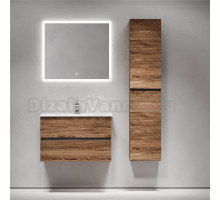 Мебель для ванной комнаты Sancos Urban 80 дуб чарльстон, белая раковина CN7005