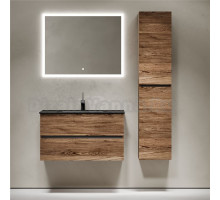 Мебель для ванной комнаты Sancos Urban 90 дуб чарльстон, черная раковина CN7002MB