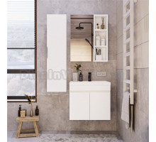 Мебель для ванной комнаты IKA Alta 60 белый скандинавский