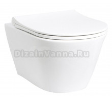 Унитаз подвесной Creto Logan L3 1003-001-L3W/1003-001-L3WLID
