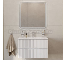 Мебель для ванной комнаты Cezares Duet 90 bianco lucido, раковина Cezares CZR-8095-90