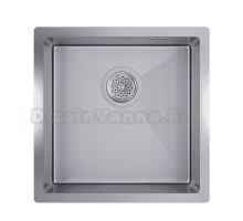 Мойка кухонная Floracio Steel F.4444.SSD нержавеющая сталь, декор