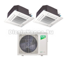 Мультисплит-система Ballu с лицевыми панелями, на две комнаты (35 м2 + 35 м2)
