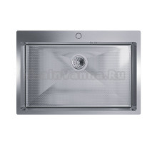 Мойка кухонная Floracio Steel F.7551.SSD нержавеющая сталь, декор