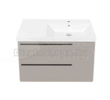 Тумба с раковиной La Fenice Elba Twin 90 подвесная, cappuccino, раковина Cubo 90 R