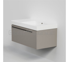 Тумба с раковиной La Fenice Elba 90 подвесная, cappuccino, раковина Cubo 90 R