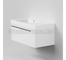Тумба с раковиной La Fenice Elba 90 подвесная, bianca, раковина Cubo 90 L