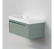 Тумба с раковиной La Fenice Elba 90 подвесная, grigio, раковина Cubo 90 L