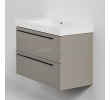 Тумба с раковиной La Fenice Elba Twin 100 подвесная, cappuccino, раковина Cubo 100