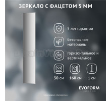 Зеркало Evoform Standard BY 0253 30х160 с фацетом