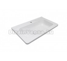 Мебельная раковина Creto Oro 70 глянцевая белая