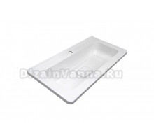 Мебельная раковина Creto Oro 90 глянцевая белая