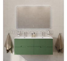 Мебель для ванной комнаты Cezares Duet 120 фисташковый софт, раковина Cezares CZR-8095-120-2