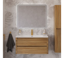 Мебель для ванной комнаты Cezares Relax 100 дуб карамельный, раковина Cezares CZR-1000/480-LV-MR-NV