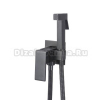 Гигиенический душ со смесителем Maretti Umbria Black UMB30RV67, черный