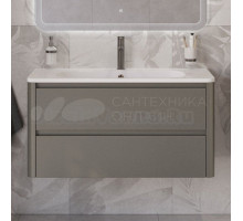 Тумба с раковиной Cezares Relax 100 сатин, раковина Cezares CZR-1000/480-LV-MR-NV