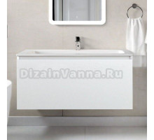 Тумба с раковиной Art&Max Latina 100 подвесная, белая