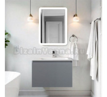 Мебель для ванной комнаты Art&Max Latina 60 подвесная, серая