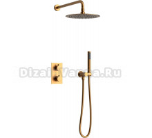 Душевой комплект AltroBagno Unione 040410 RaSp С ВНУТРЕННЕЙ ЧАСТЬЮ, матовая медь
