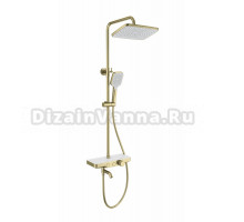 Душевая стойка Wonzon & Woghand WW-B3099-A-BG брашированное золото