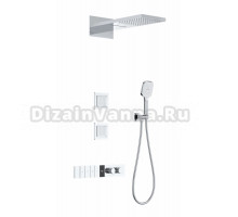Душевой комплект Wonzon & Woghand WW-D4538-A-CR С ВНУТРЕННЕЙ ЧАСТЬЮ, хром