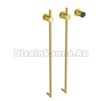 Полотенцесушитель электрический Wonzon & Woghand WW-AL3621-BG брашированное золото