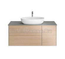 Тумба под раковину без столешницы KERAMA MARAZZI Plaza Modern 120 подвесная,с ящиками, дуб виченца