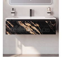 Тумба под раковину без столешницы Cezares Slider 100 1 выкатной ящик, черный фьюжн