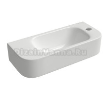 Раковина маленькая в туалет Aqueduto Pequeno PEQ0110 белая глянцевая