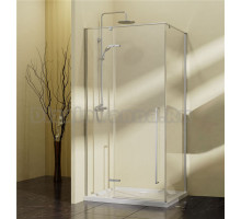 Душевой уголок Vincea Slim-N VSR-5SN9090CL 90х90, профиль хром, стекло прозрачное