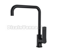 Смеситель для кухни Wonzon & Woghand WW-L1006-MB матовый черный