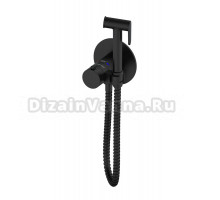 Гигиенический душ Wonzon & Woghand WW-88829909-MB со смесителем, С ВНУТРЕННЕЙ ЧАСТЬЮ, матовый черный