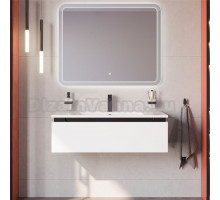 Мебель для ванной комнаты Cezares Slider 100 подвесная, 1 ящик, белая