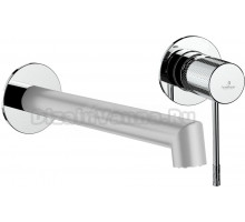 Смеситель для раковины AltroBagno Intento 010504 BiOp С ВНУТРЕННЕЙ ЧАСТЬЮ, матовый белый