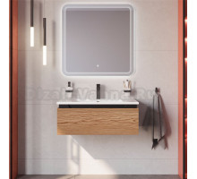 Мебель для ванной комнаты Cezares Slider 80 подвесная, 1 ящик, дуб тангент