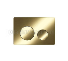 Кнопка смыва Ceramicanova Balance Circle CN12-001BG брашированное золото, PVD покрытие