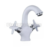 Смеситель для раковины Potato 322-7 P10322-7 белый, хром